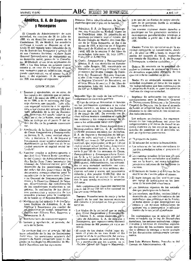 ABC MADRID 10-08-1990 página 67