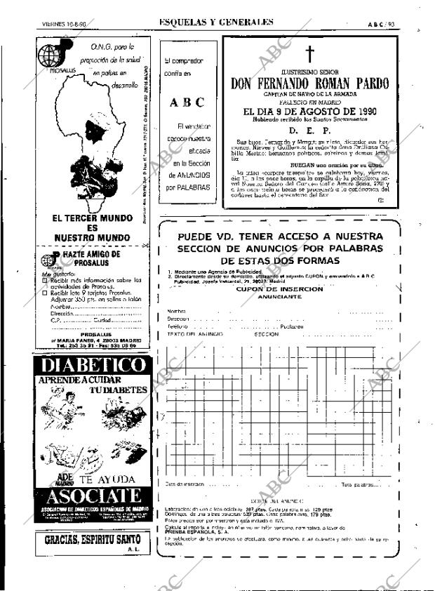 ABC MADRID 10-08-1990 página 93