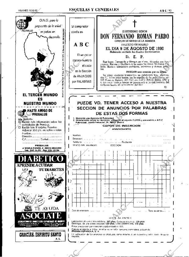 ABC MADRID 10-08-1990 página 93