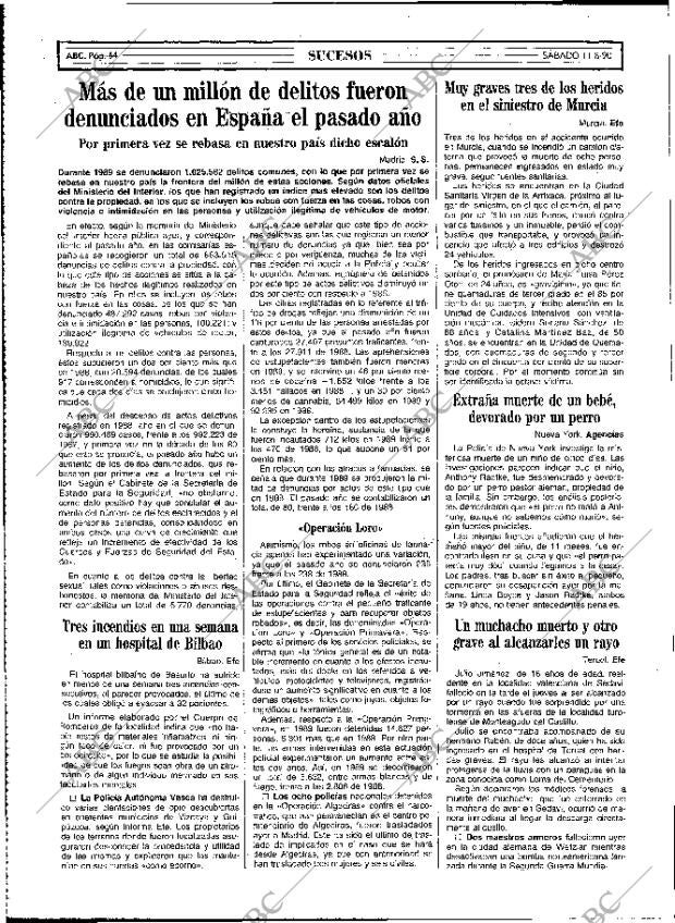 ABC MADRID 11-08-1990 página 44