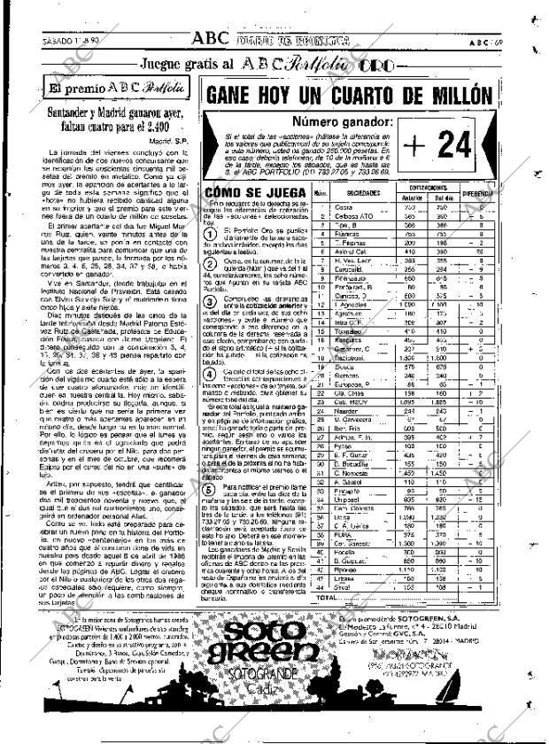 ABC MADRID 11-08-1990 página 69