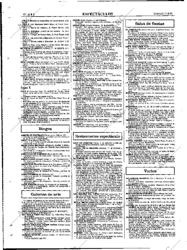 ABC MADRID 11-08-1990 página 82