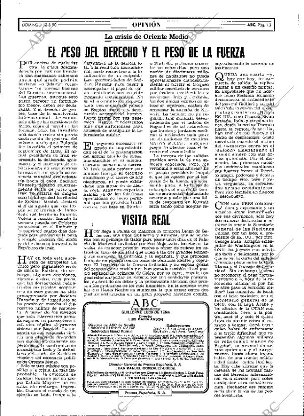 ABC MADRID 12-08-1990 página 13