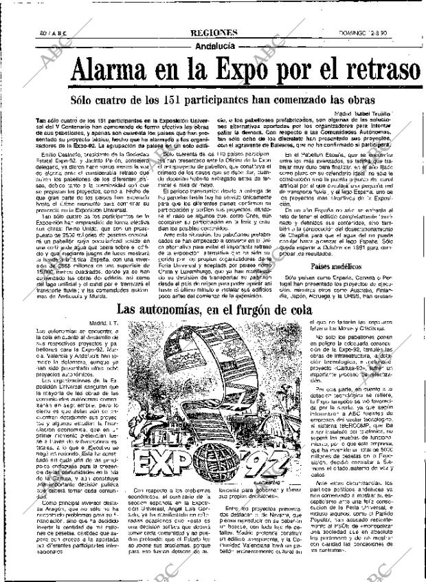 ABC MADRID 12-08-1990 página 40