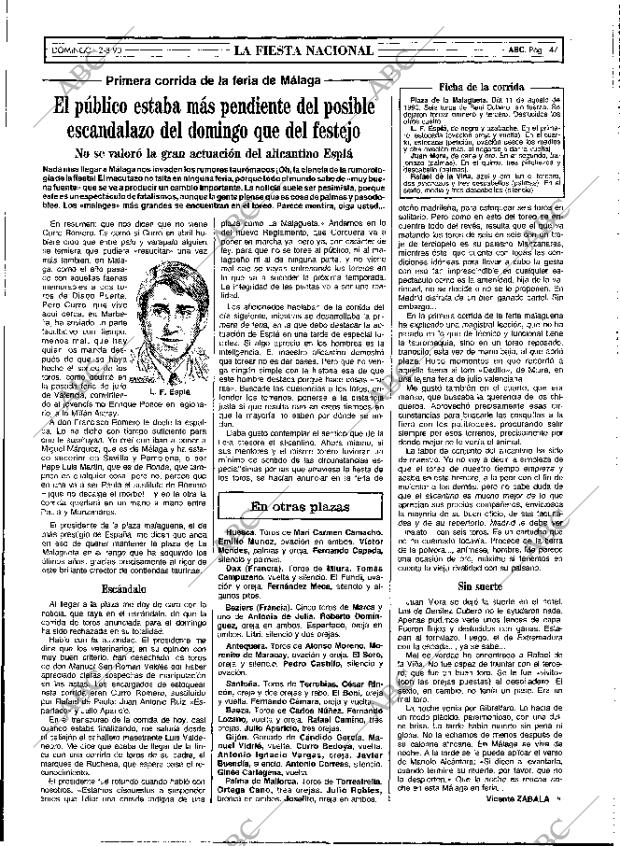 ABC MADRID 12-08-1990 página 47