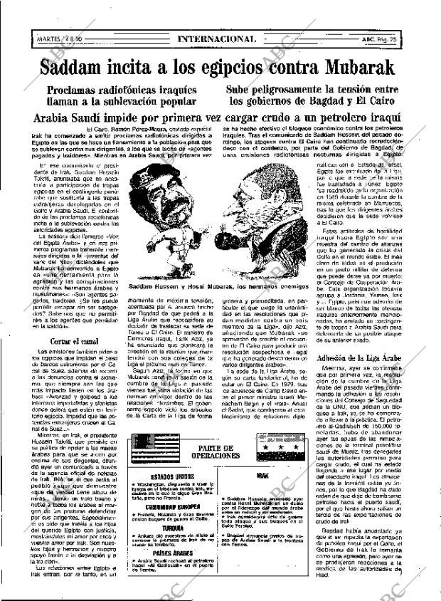 ABC MADRID 14-08-1990 página 25