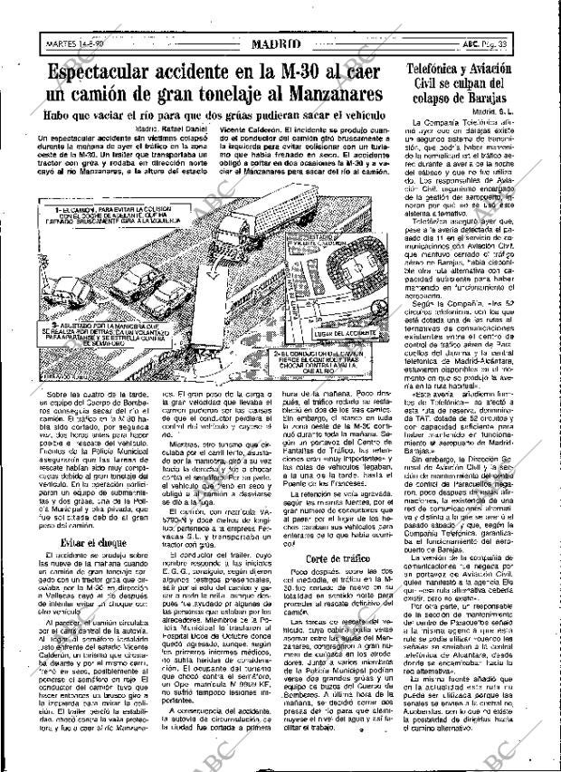 ABC MADRID 14-08-1990 página 33