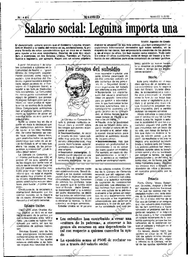 ABC MADRID 14-08-1990 página 38