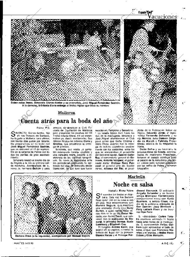 ABC MADRID 14-08-1990 página 95