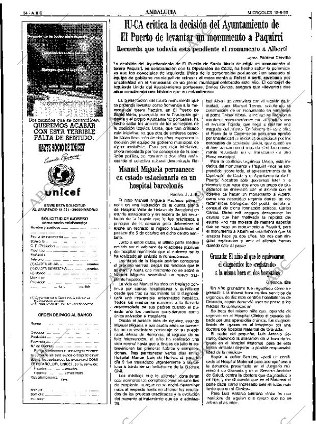 ABC SEVILLA 15-08-1990 página 34