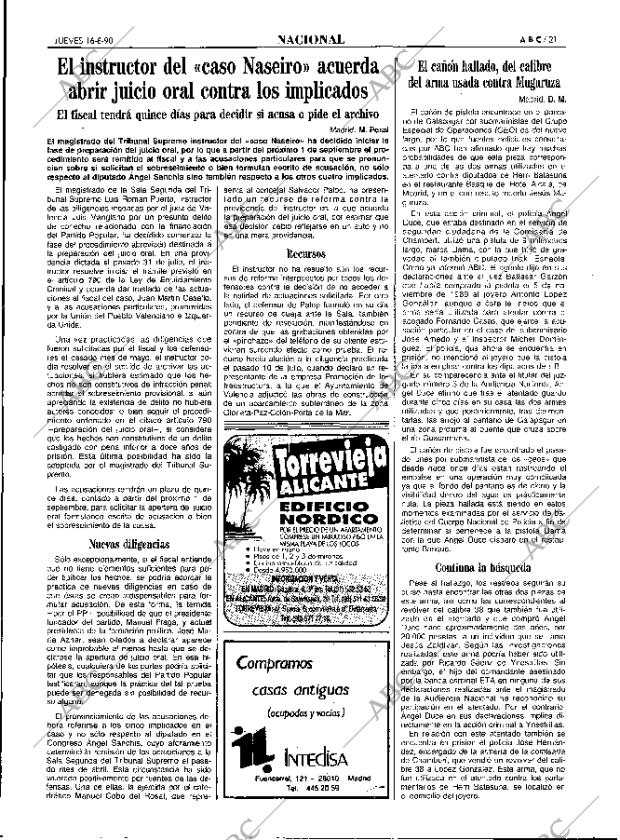 ABC MADRID 16-08-1990 página 21