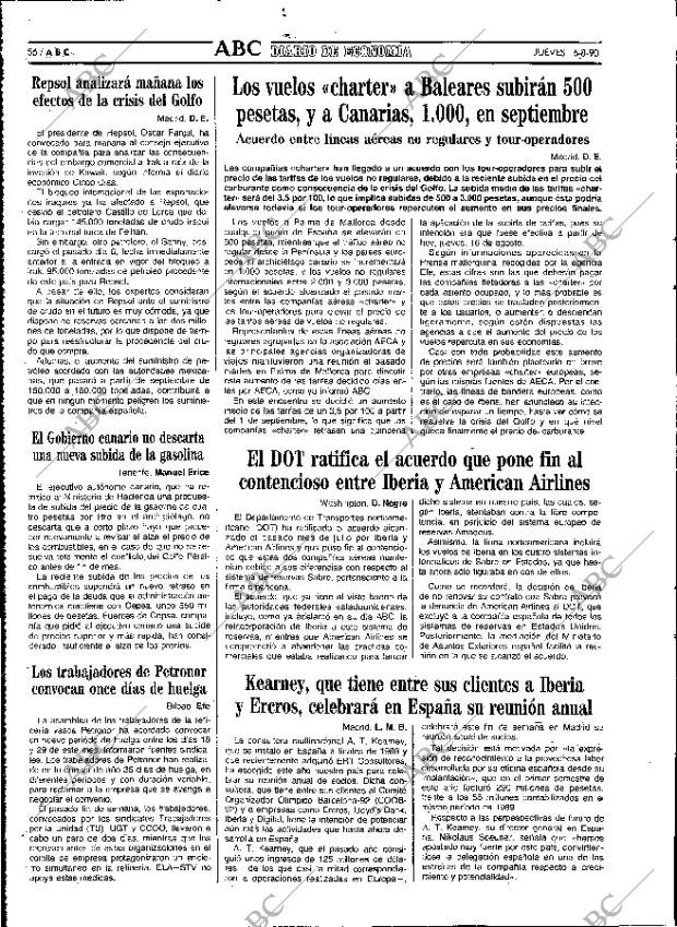 ABC MADRID 16-08-1990 página 56