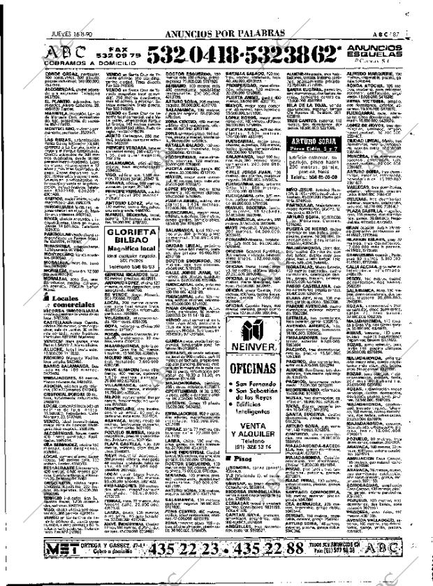 ABC MADRID 16-08-1990 página 87