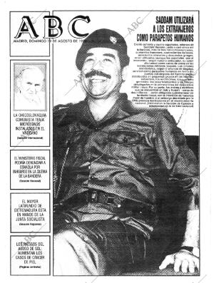 ABC MADRID 19-08-1990 página 1