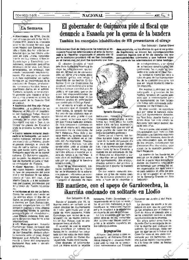 ABC MADRID 19-08-1990 página 19