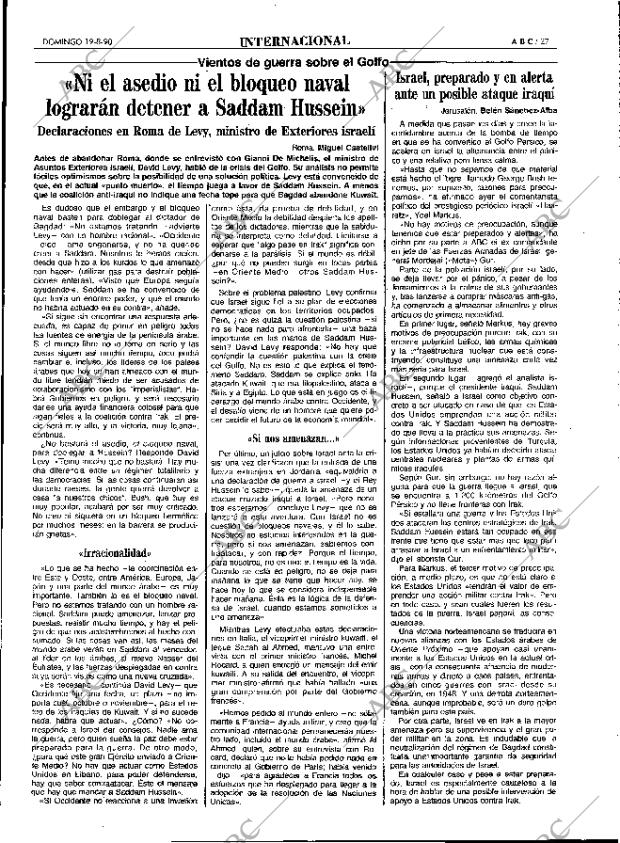 ABC MADRID 19-08-1990 página 27
