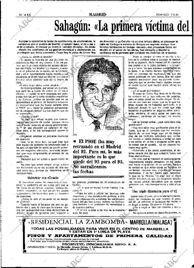 ABC MADRID 19-08-1990 página 36