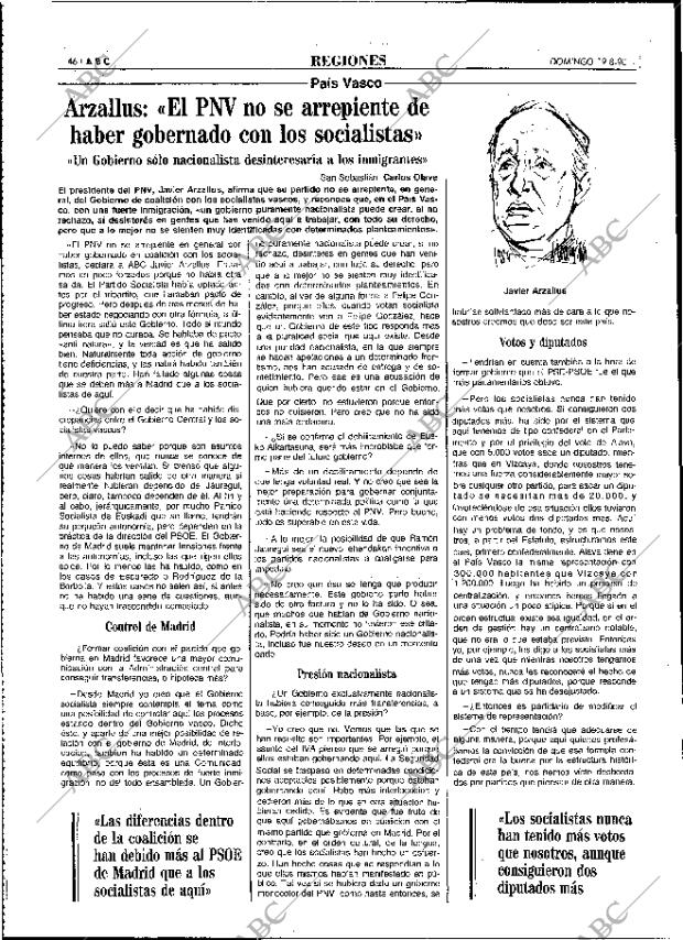 ABC MADRID 19-08-1990 página 46