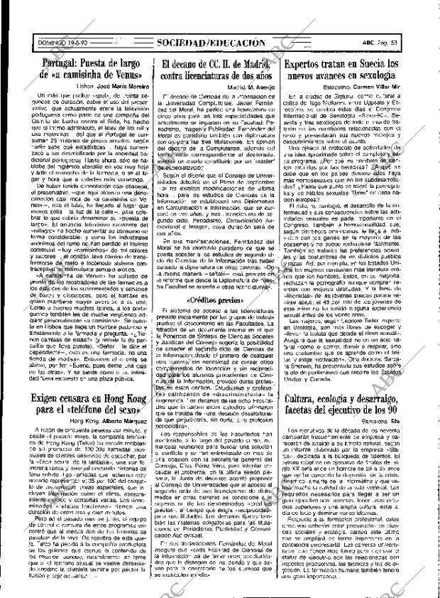 ABC MADRID 19-08-1990 página 53