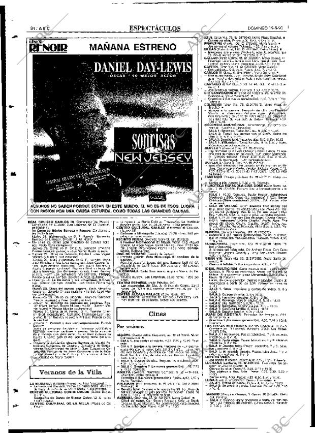 ABC MADRID 19-08-1990 página 84