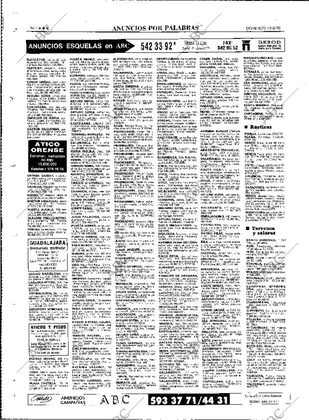 ABC MADRID 19-08-1990 página 96