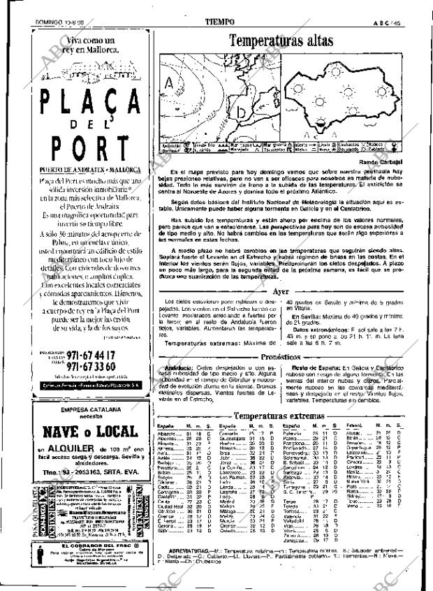 ABC SEVILLA 19-08-1990 página 45