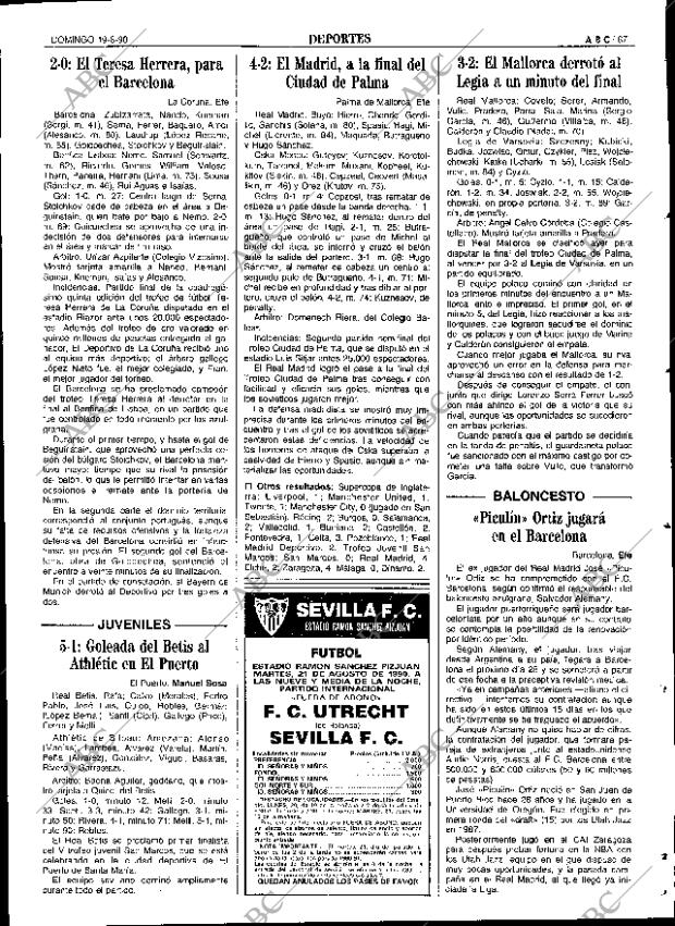 ABC SEVILLA 19-08-1990 página 67