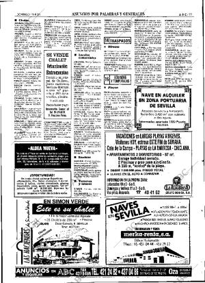 ABC SEVILLA 19-08-1990 página 77
