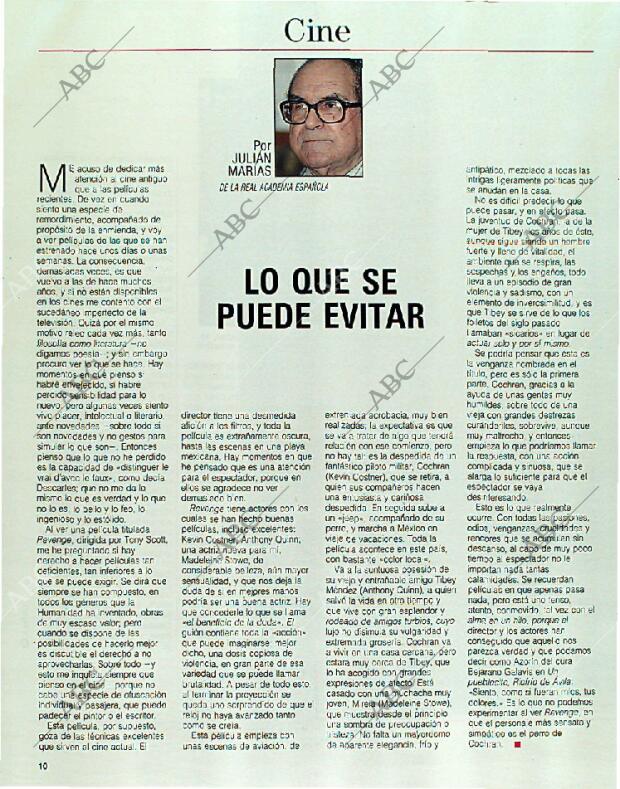 BLANCO Y NEGRO MADRID 19-08-1990 página 10