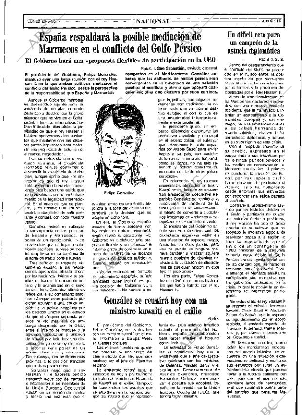 ABC SEVILLA 20-08-1990 página 15