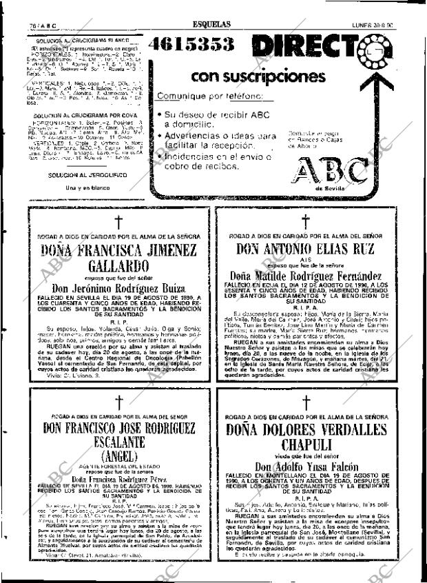 ABC SEVILLA 20-08-1990 página 76