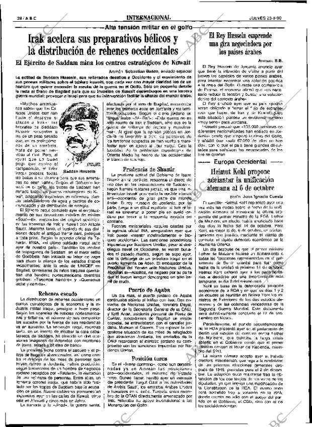 ABC SEVILLA 23-08-1990 página 28