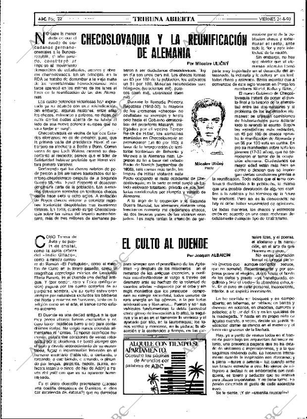 ABC MADRID 24-08-1990 página 22