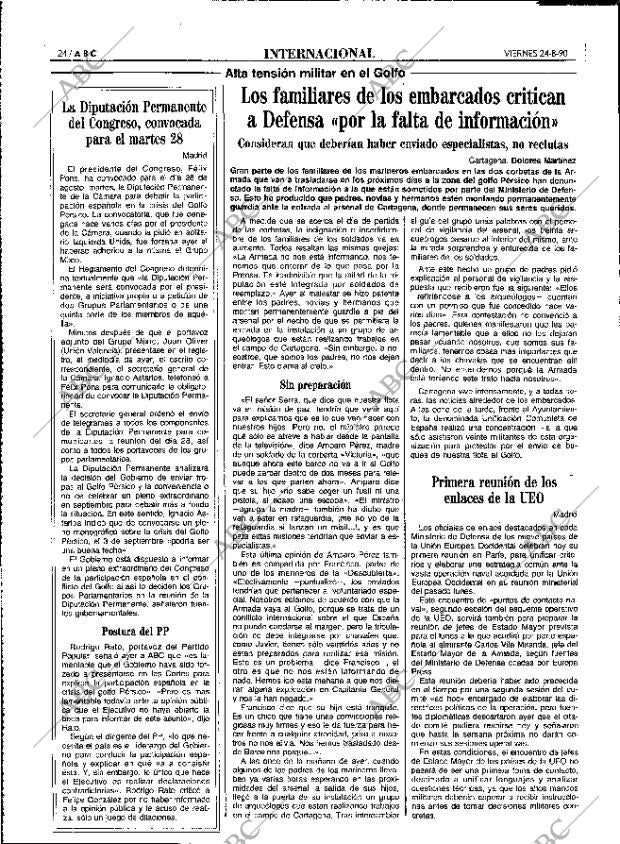 ABC MADRID 24-08-1990 página 24