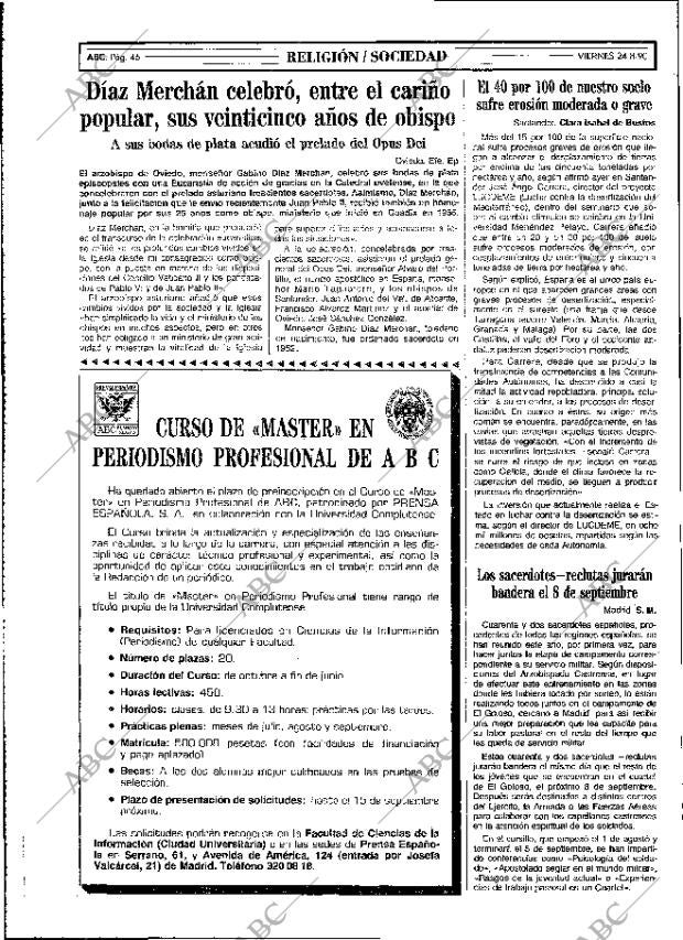 ABC MADRID 24-08-1990 página 46