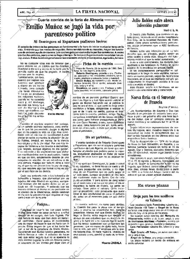 ABC MADRID 24-08-1990 página 48