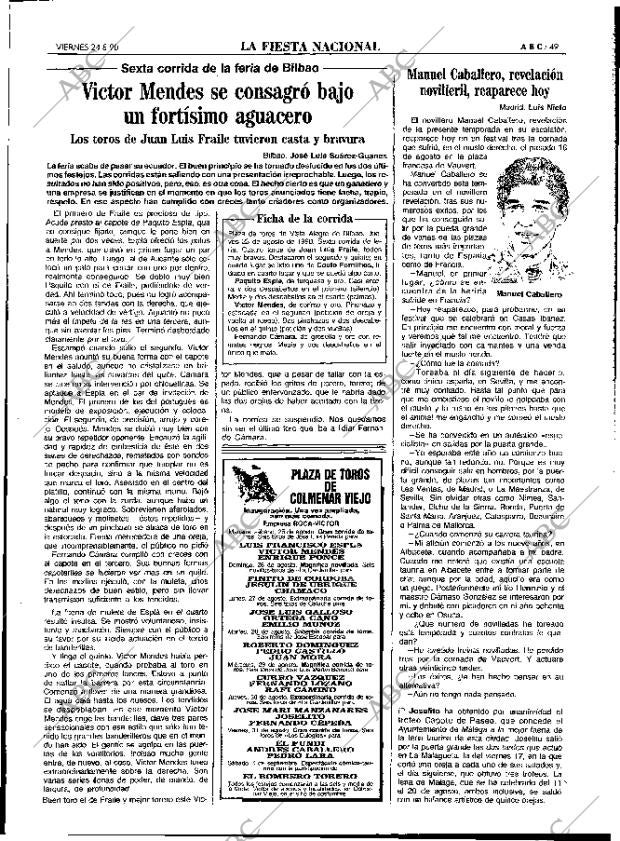 ABC MADRID 24-08-1990 página 49