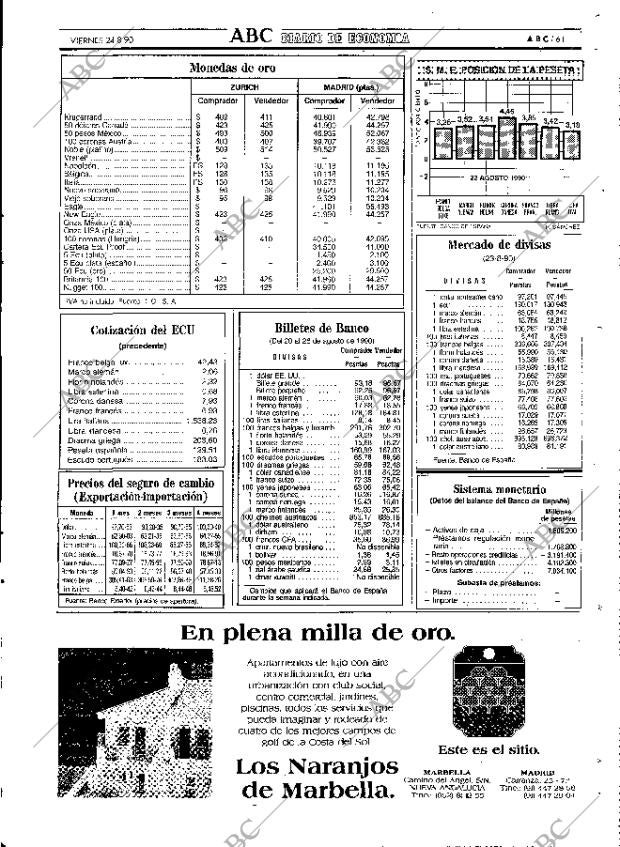 ABC MADRID 24-08-1990 página 61