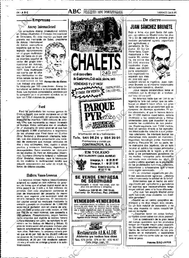 ABC MADRID 24-08-1990 página 64