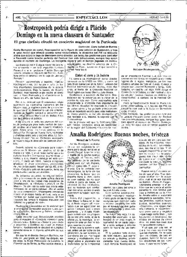 ABC MADRID 24-08-1990 página 74