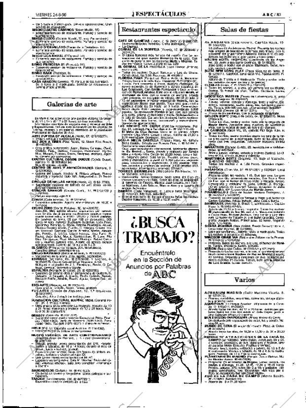 ABC MADRID 24-08-1990 página 83