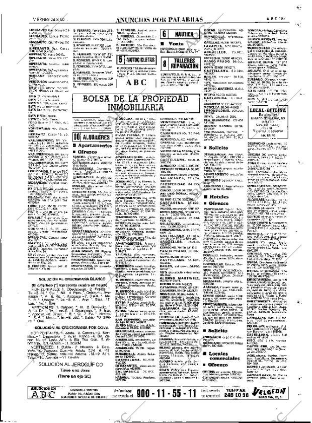 ABC MADRID 24-08-1990 página 87