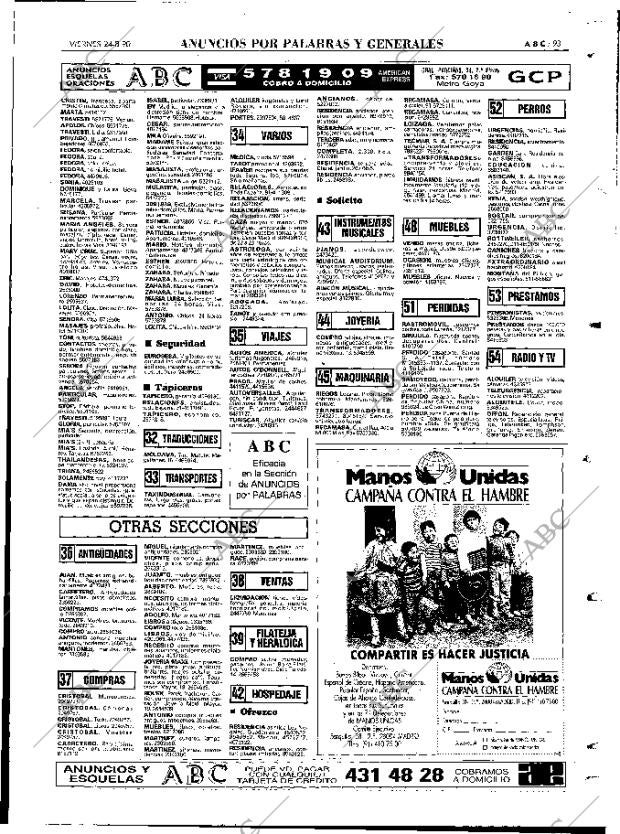 ABC MADRID 24-08-1990 página 93
