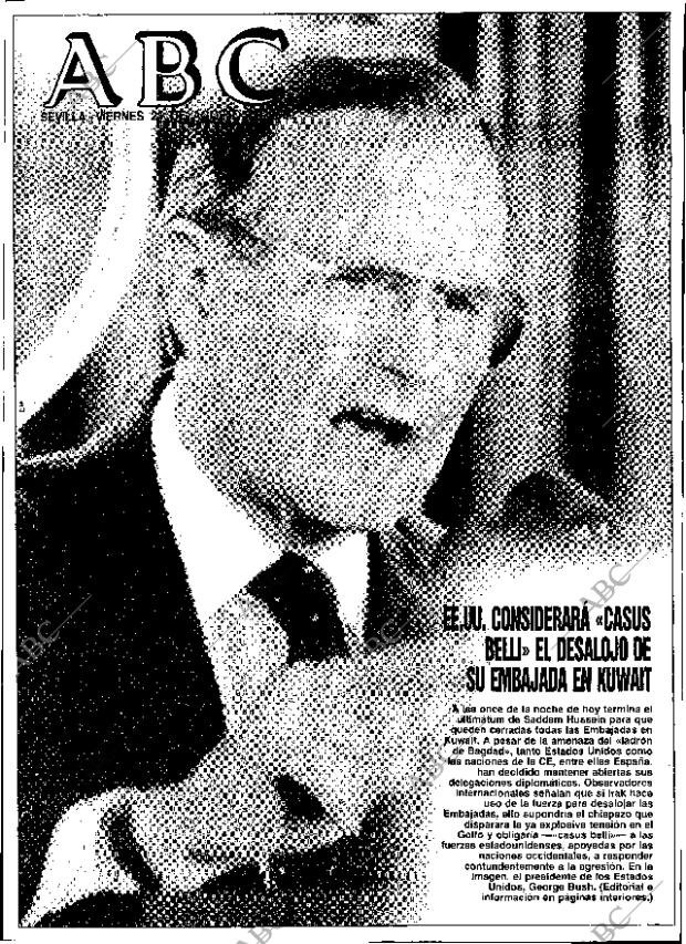 ABC SEVILLA 24-08-1990 página 1
