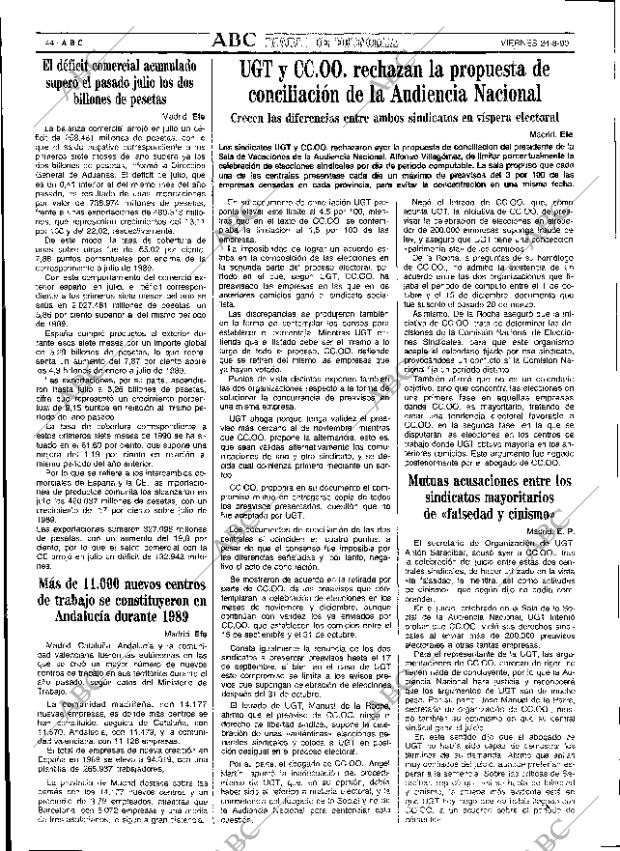 ABC SEVILLA 24-08-1990 página 44