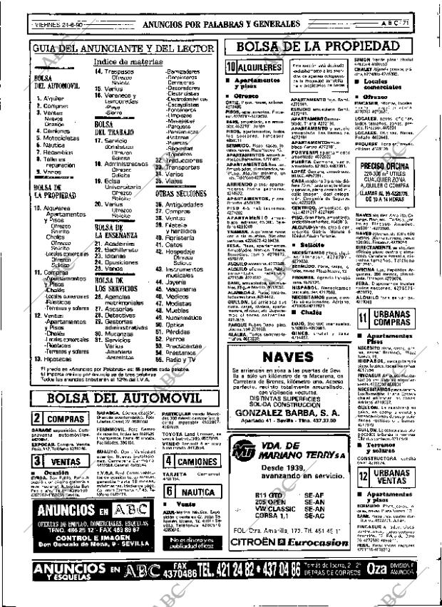 ABC SEVILLA 24-08-1990 página 71