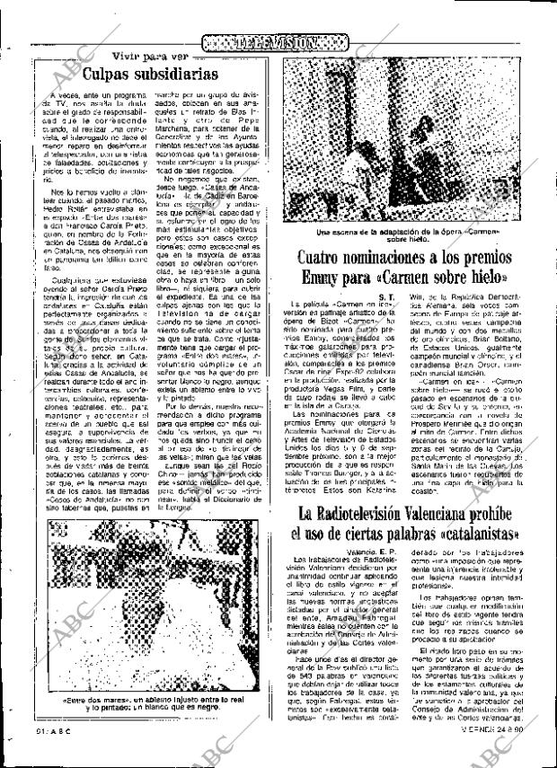 ABC SEVILLA 24-08-1990 página 84