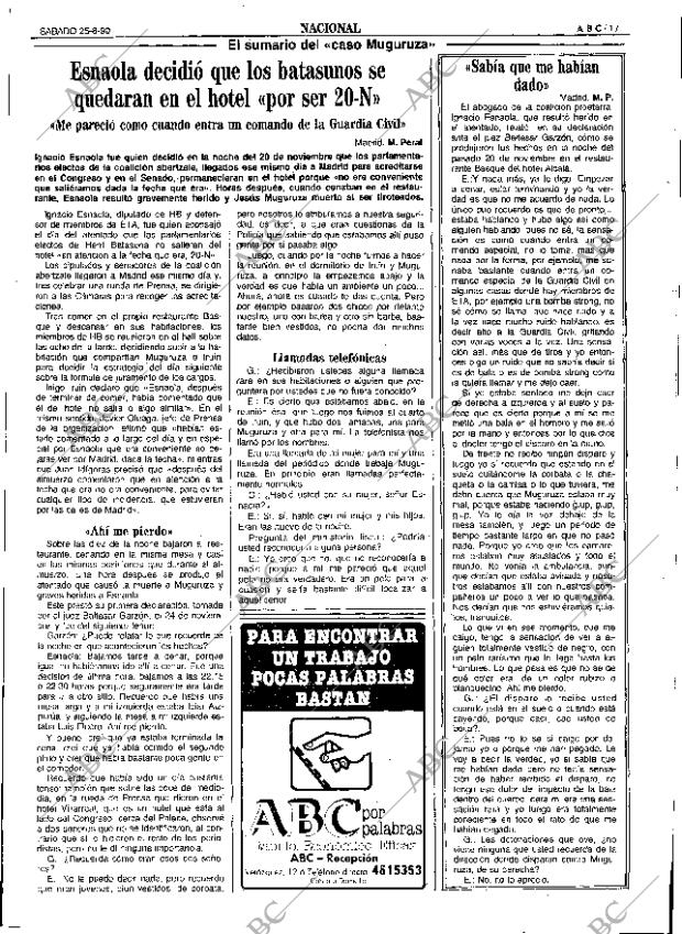 ABC SEVILLA 25-08-1990 página 17