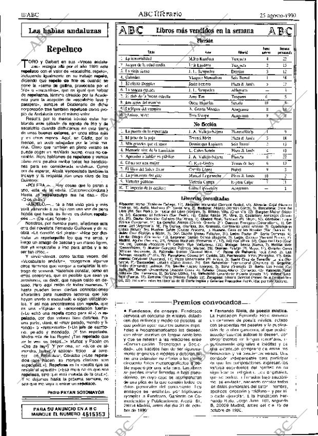 ABC SEVILLA 25-08-1990 página 40