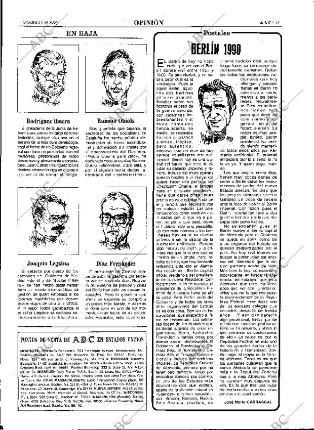 ABC MADRID 26-08-1990 página 17